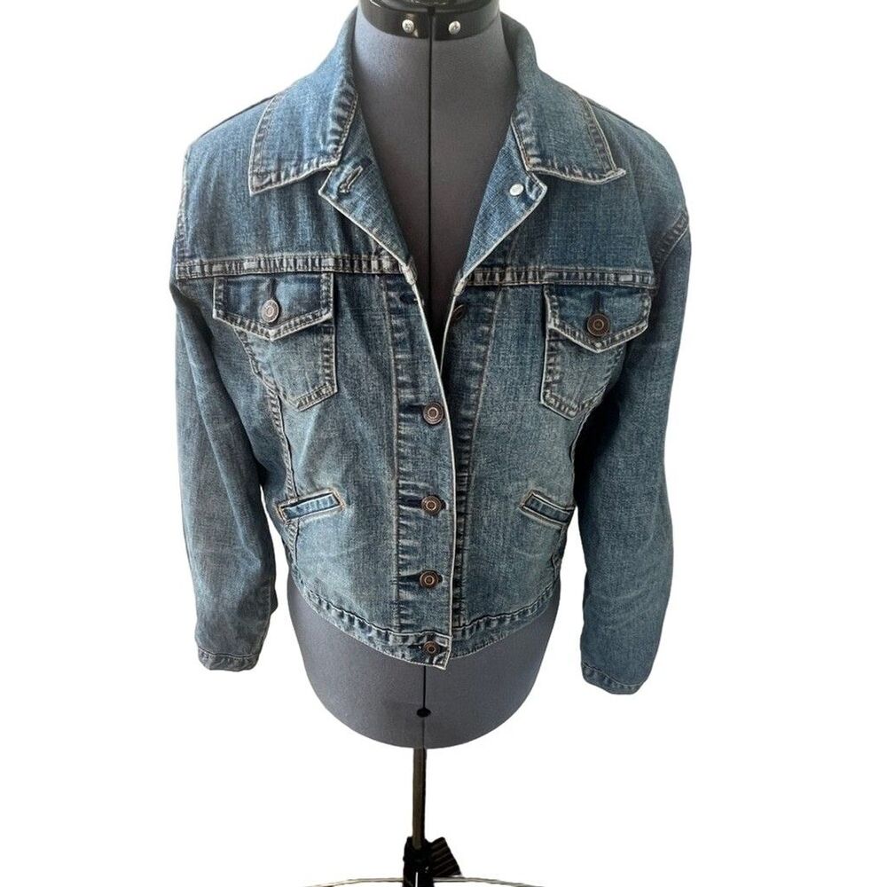 Levi’s Straus Signature Sz S Vintage 80’s Trucker denim jacket Medium Wash